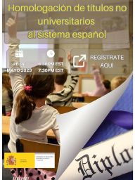 Charla informativa sobre homologaciones y convalidaciones