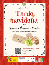 Cartel Tarde navideña 2025