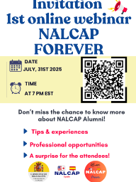 1st Online Webinar NALCAP FOREVER