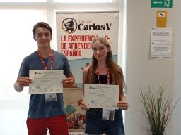 Los alumnos ganadores del concurso nacional de español en Austria disfrutan de sus premios en Málaga