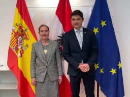 Reunión con Alexander Huber, secretario general del BMB