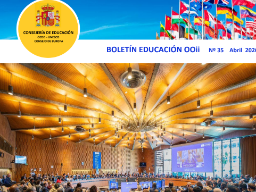 Portada Boletín Abril 2026 Consejería Educación OCDE UNESCO Consejo Europa