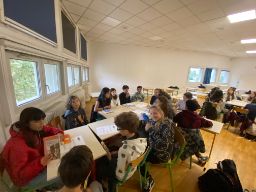 Los alumnos y alumnas de la SIE de París. 6ème y 4ème en el Apadrinamiento 24