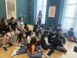 Nuestros alumnos y alumnas de 6ème en el Museo Picasso de París.