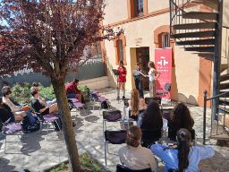 Celebración del día del libro en el Cervantes