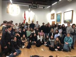 Recepción en el ayuntamiento de Hondarribia