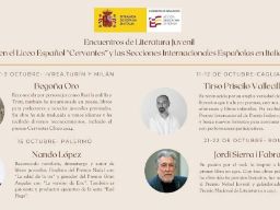 Cartel de encuentros literarios