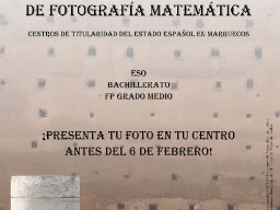 Concurso Fotografía Matemática