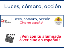 Infografía Luces, cámara, acción