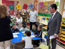 El Secretario de Estado de Educación visita un centro educativo de la Ciudad Autónoma de Ceuta 
