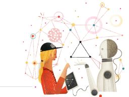 Cartel del día de la mujer y la niña en la ciencia