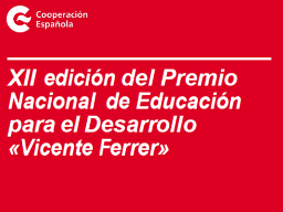 Cartel del premio