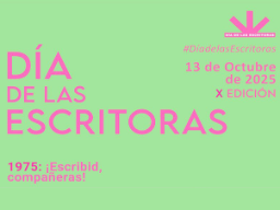 Banner del Día de las escritoras 2025