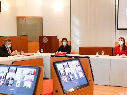 Imagen de la reunión del Patronato de la Residencia de Estudiantes