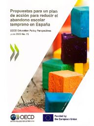 Portada del informe de la OCDE sobre abando escolar temprano en España