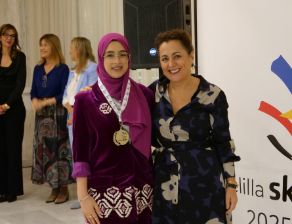 La secretaria general de Formación Profesional, Esther Monterrubio, clausura la competición ‘MelillaSkills 2025’