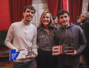 •	Cervera (Lleida) comparte con Marc y Álex una temporada histórica en la que han sido campeón y subcampeón de la categoría reina del motociclismo mundial