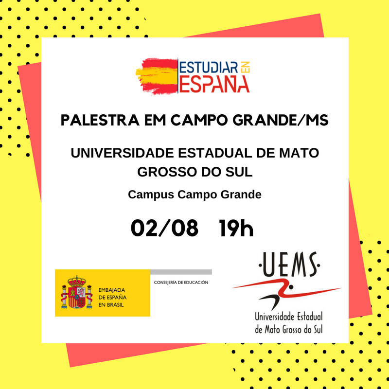 Campo Grande (MS) - Conferencia "Estudiar en España" en la UEMS