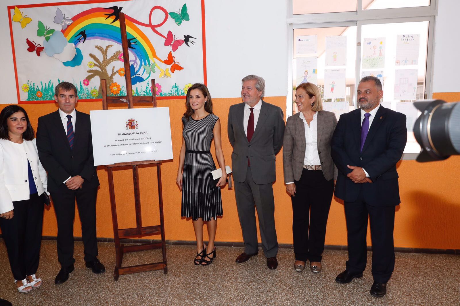 La Reina doña Letizia y el ministro de Educación, Cultura y Deporte haan inaugurado el curso escolar
